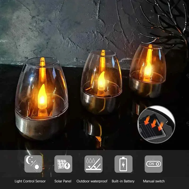LED Solar Candles Light Flamel - огляд і ціна Smart Garden Light
