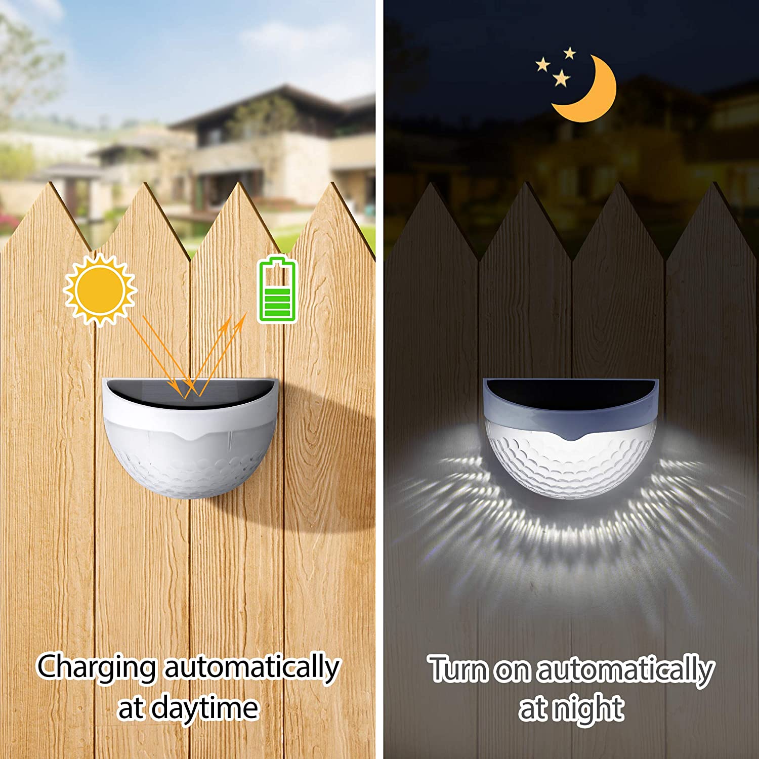 LED Solar Light Outdoor Wall L - огляд і ціна Smart Garden Light