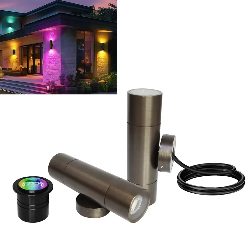 Durable Brass Outdoor LED Wall - огляд і ціна Smart Garden Light