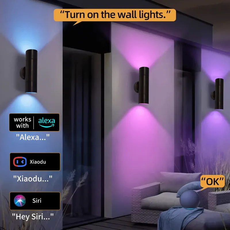 Durable Brass Outdoor LED Wall - огляд і ціна Smart Garden Light