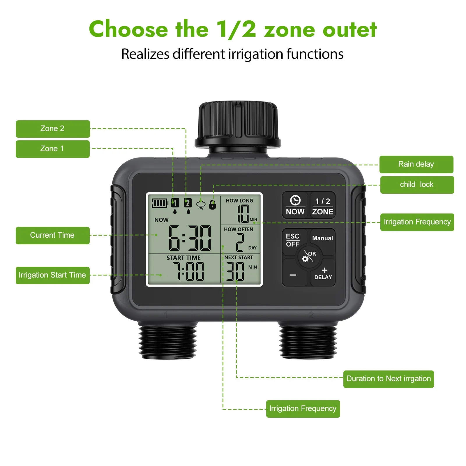 Dual Zone Independent Smart LC - огляд і ціна Smart Garden System
