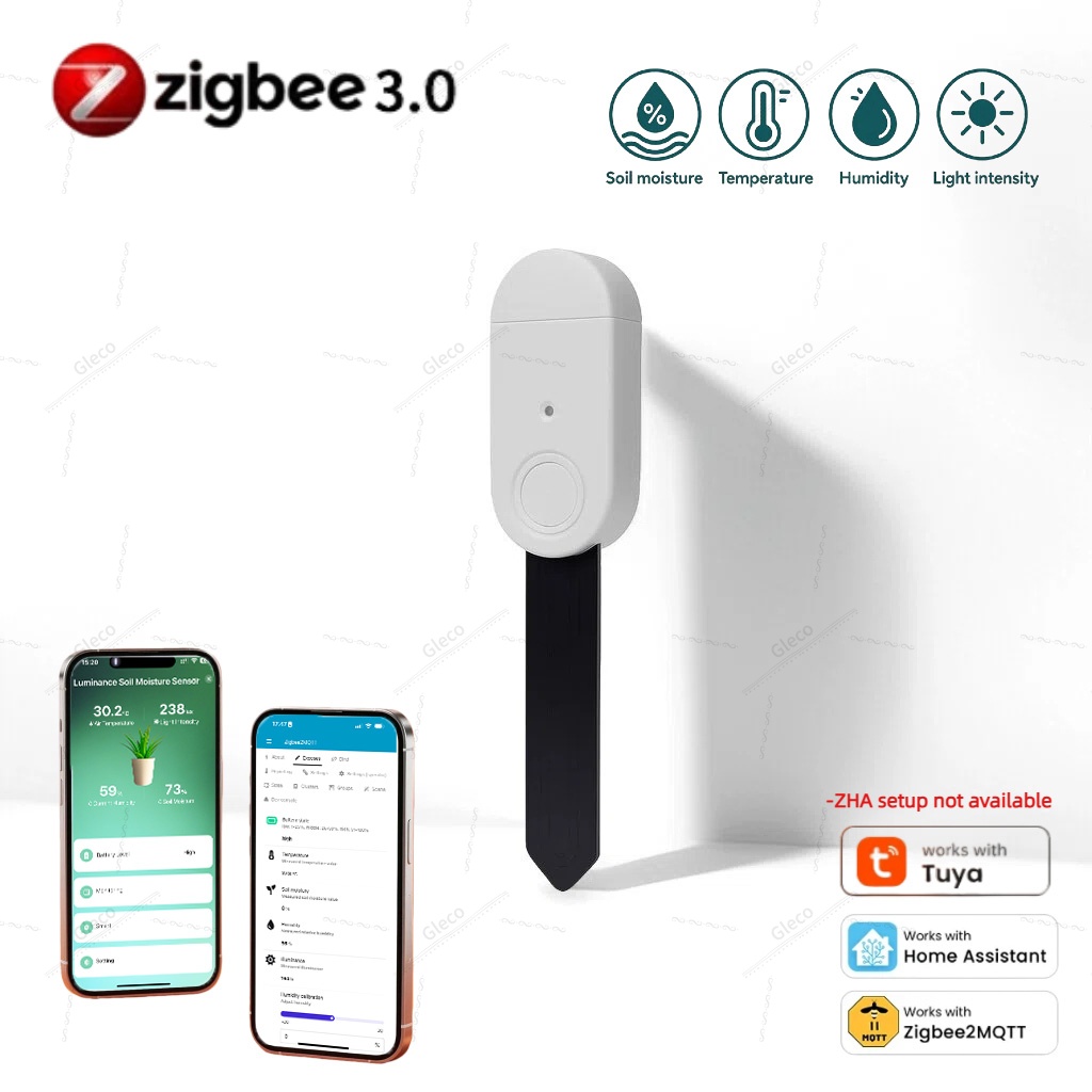 4in1 Zigbee Soil Moisture Temp - огляд і ціна Smart Garden Light