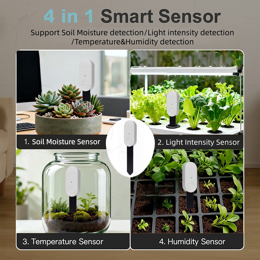 4in1 Zigbee Soil Moisture Temp - огляд і ціна Smart Garden Light