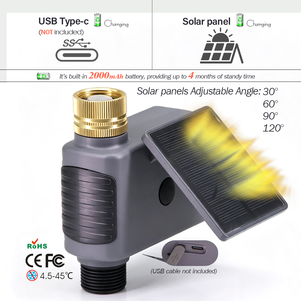 BSP/NPT Tuya Smart Solar Wifi  - огляд і ціна Smart Garden Iot