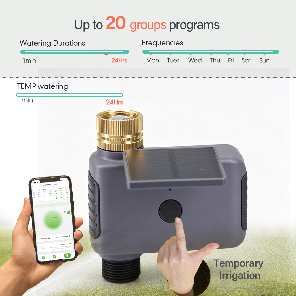 BSP/NPT Tuya Smart Solar Wifi  - огляд і ціна Smart Garden Iot