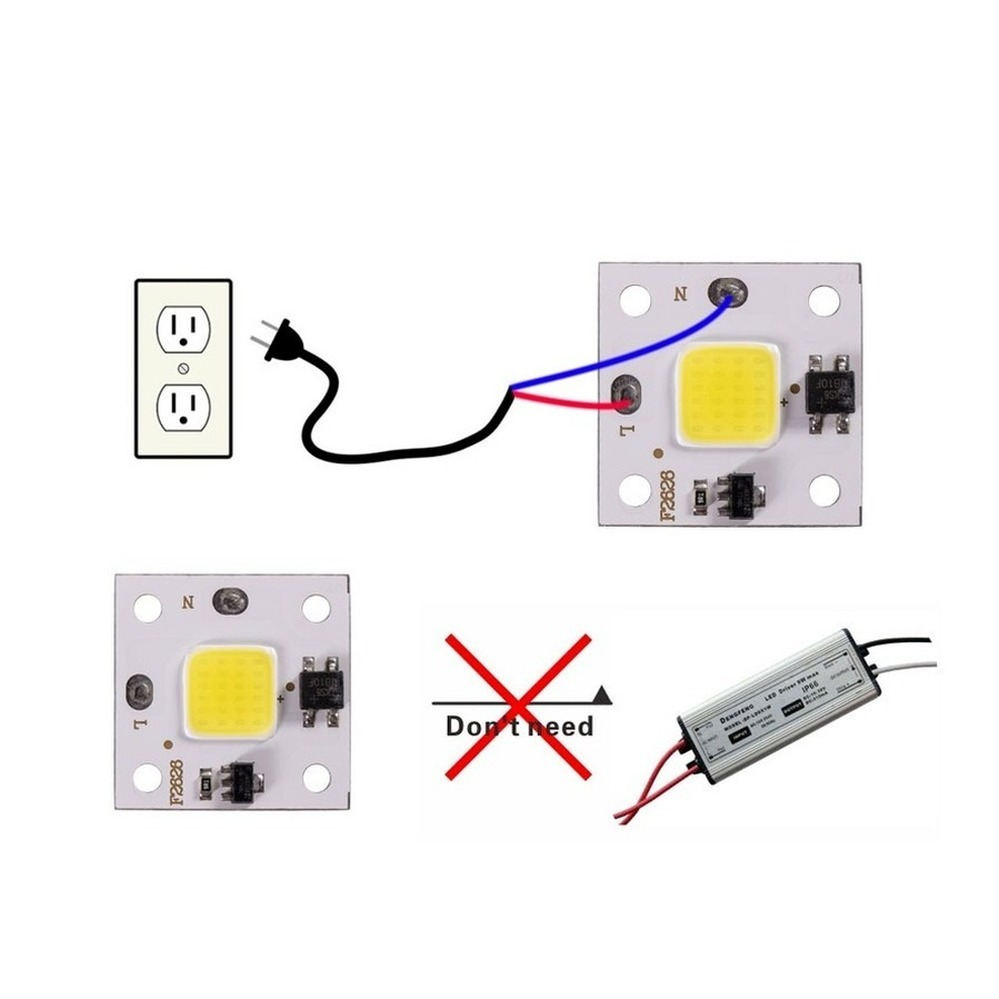 10W COB module 220V LED Chip D - огляд і ціна Smart Garden Light