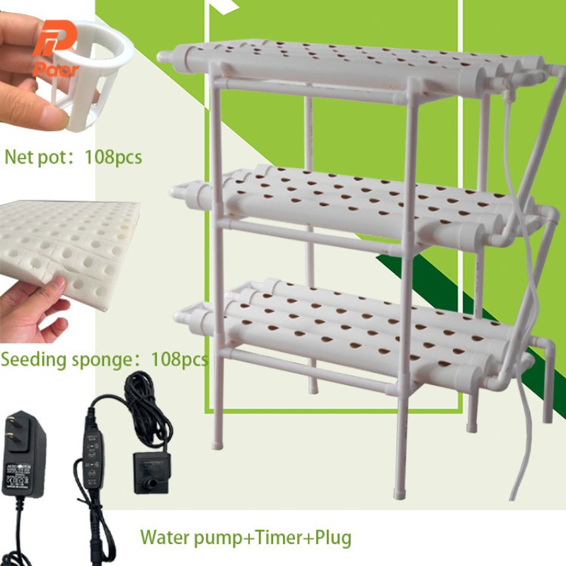 108 Holes Hydroponic Grow Kit  - огляд і ціна Aquaponics Home Kit