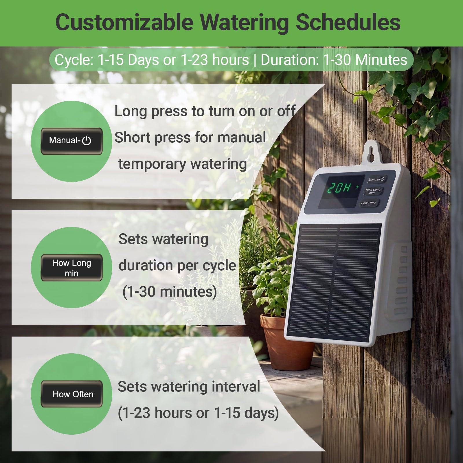 Upgraded Solar Drip Irrigation - огляд і ціна Yoocaa Smart Garden