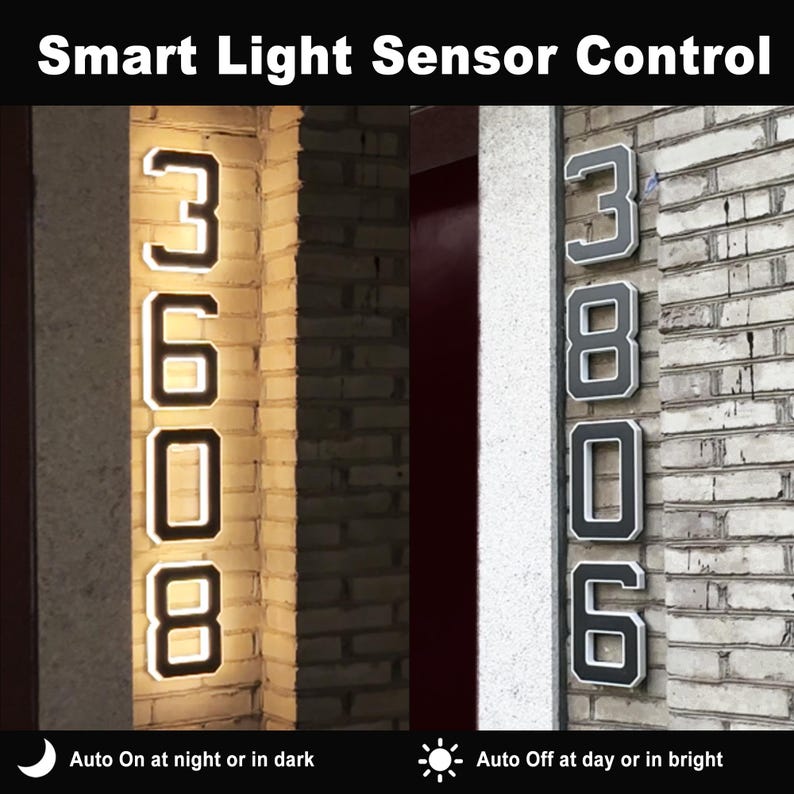 Solar LED House Number Sign Wa - огляд і ціна Smart Garden Light
