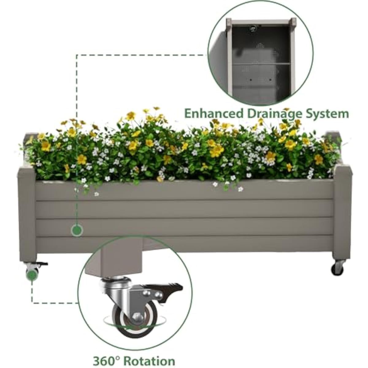 Raised Garden Bed with 360° Sw - огляд і ціна Smart Garden Raised Bed