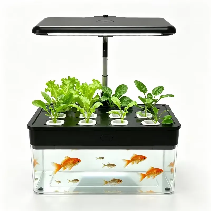 12 Pod Hydroponic System Acryl - огляд і ціна Aquaponics Home Kit