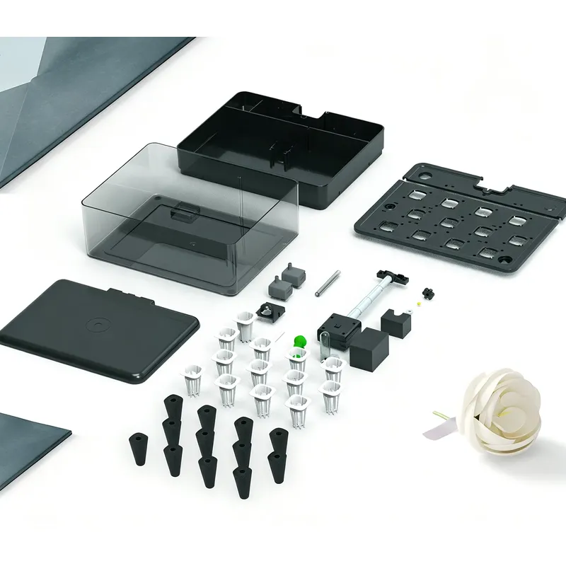 12 Pod Hydroponic System Acryl - огляд і ціна Aquaponics Home Kit